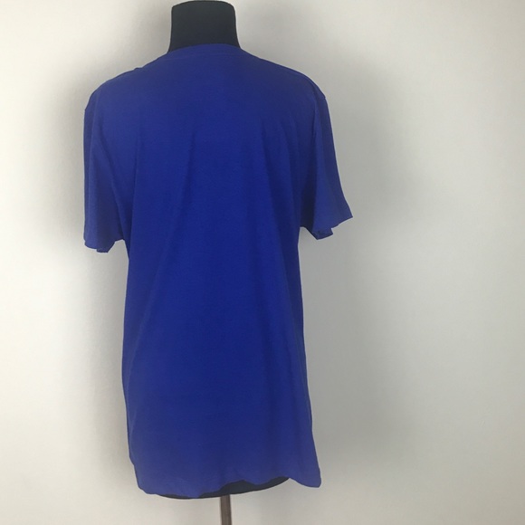 NIKE short sleeved blue scored graphic top XL - Picture 5 of 6